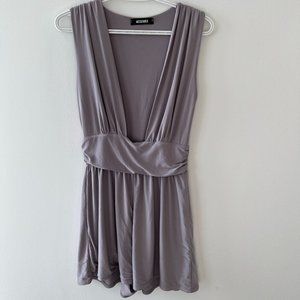 Missguided purple/grey romper.